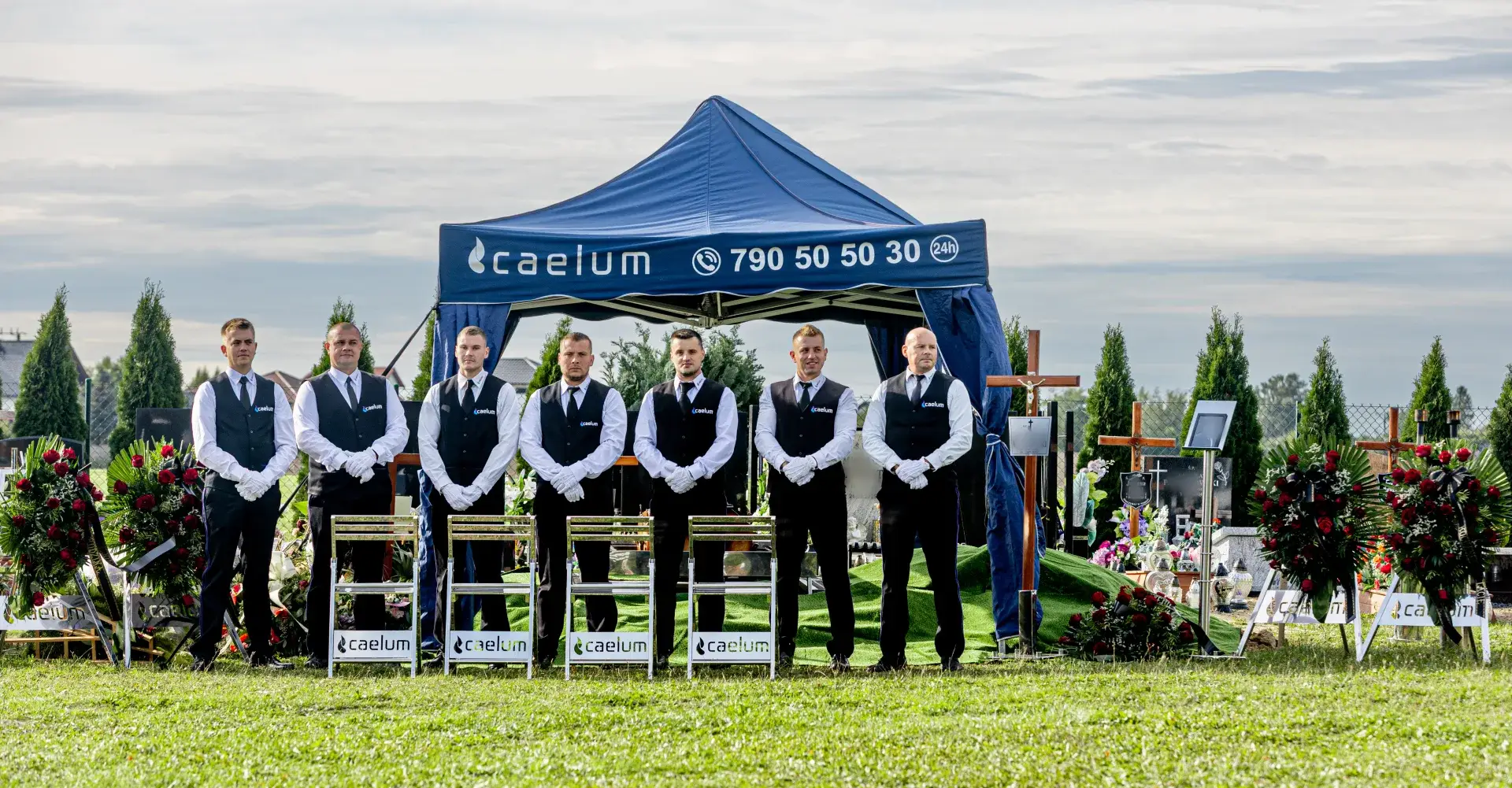 Pracownicy firmy pogrzebowej Caelum Pracownicy firmy pogrzebowej Caelum