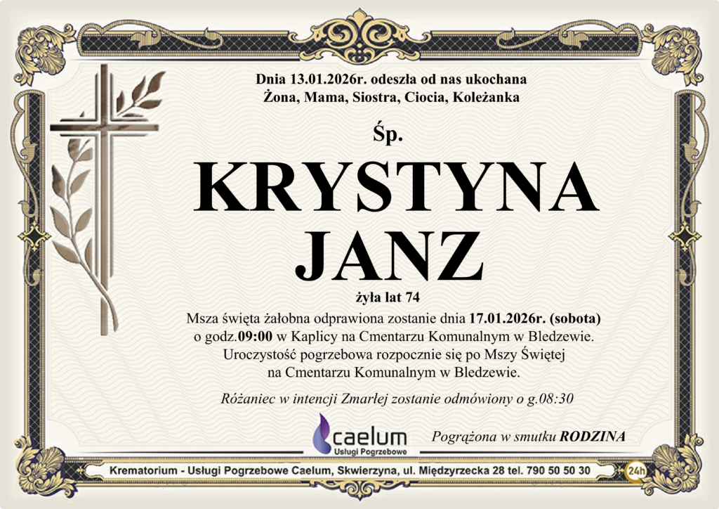 Klepysdra Krystyna Janz
