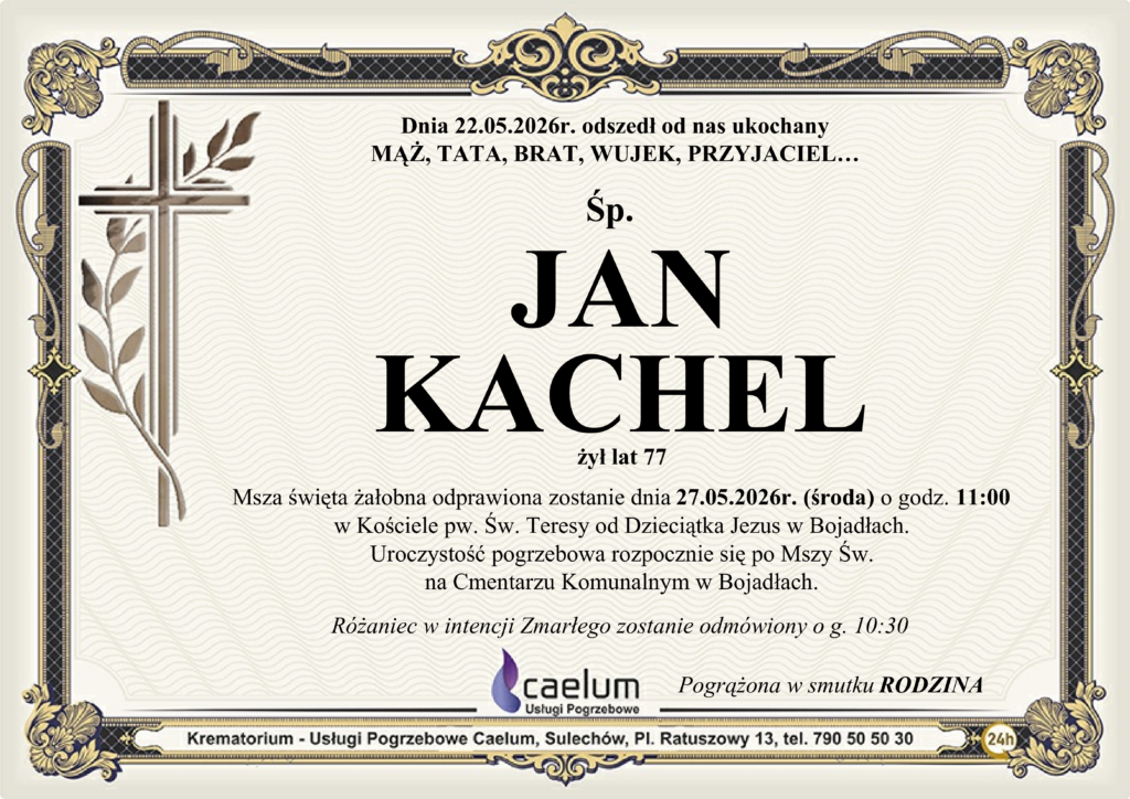 Klepysdra Jan Kachel