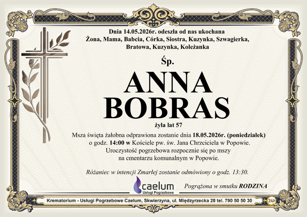 Klepysdra Anna Bobras