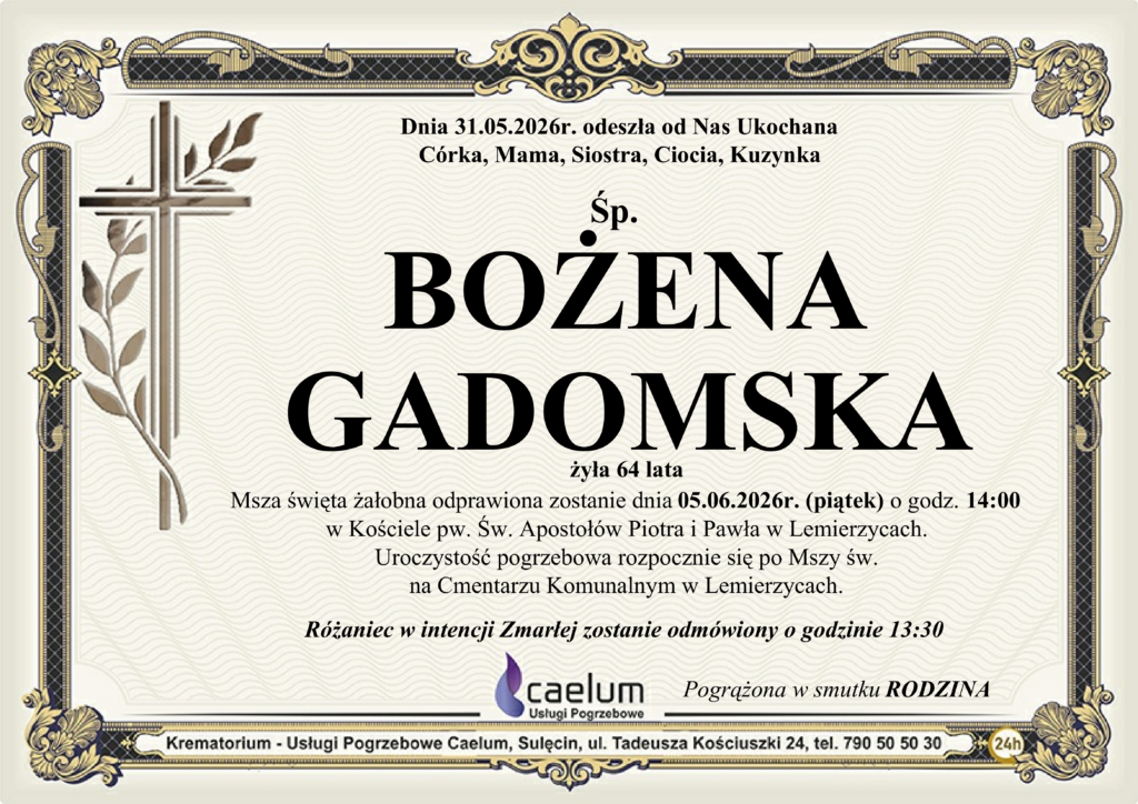 Klepysdra Bożena Gadomska
