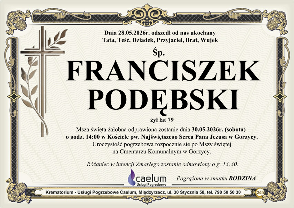 Klepysdra Franciszek Podębski właściwy