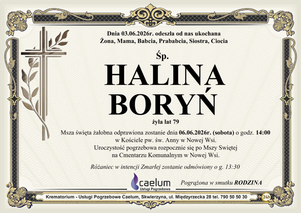 Klepysdra Halina Boryń