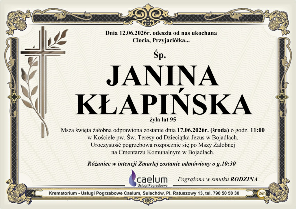 Klepysdra Janina Kłapińska