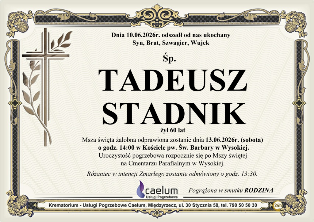 Klepysdra Tadeusz Stadnik