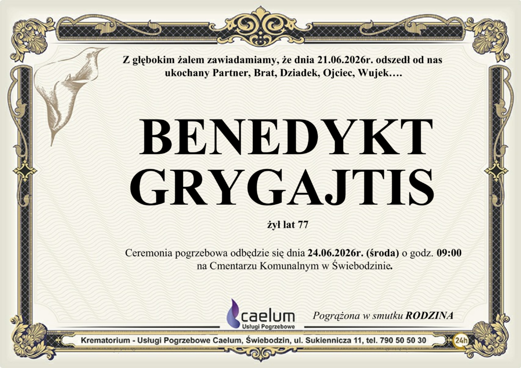 Klepysdra Benedykt Grygajtis