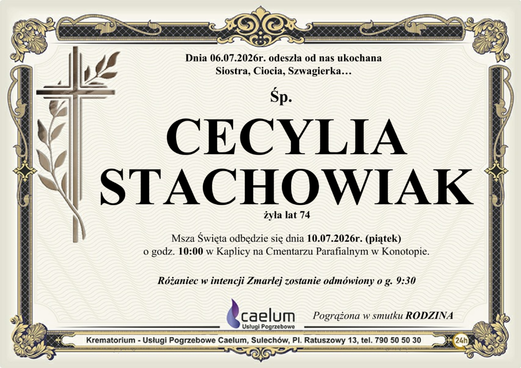 Klepysdra Cecylia Stachowiak