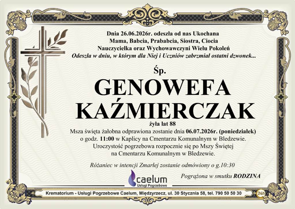 Klepysdra Genowefa Kaźmierczak