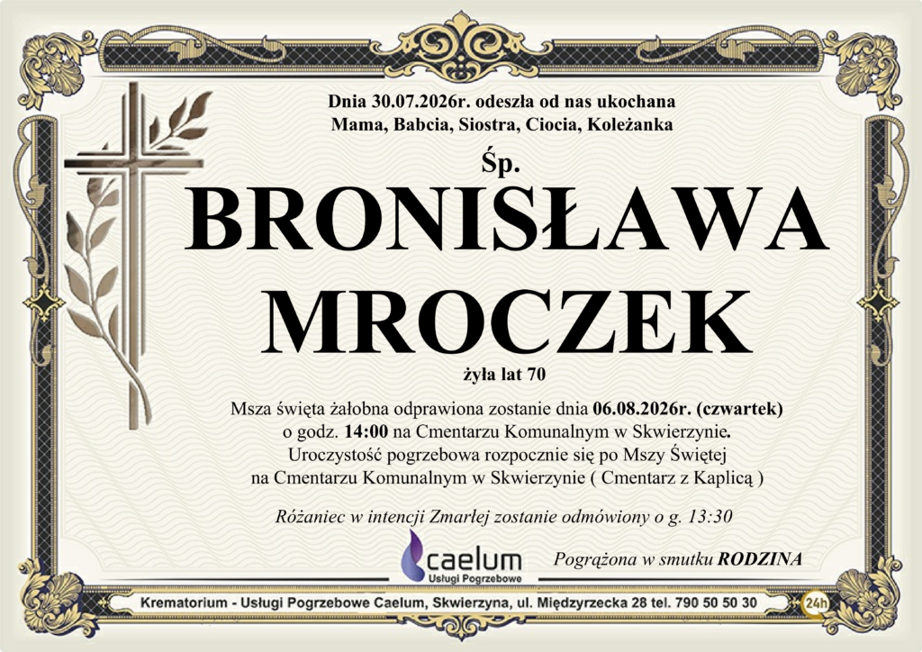 Klepysdra Bronisława Mroczek