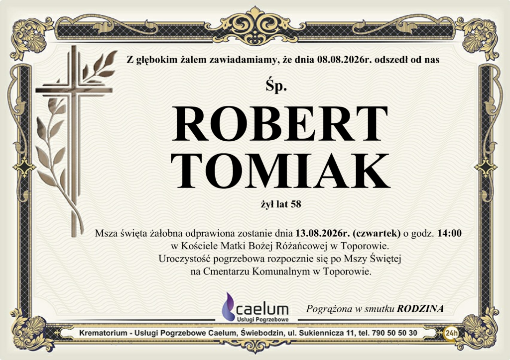 Klepysdra Robert Tomiak