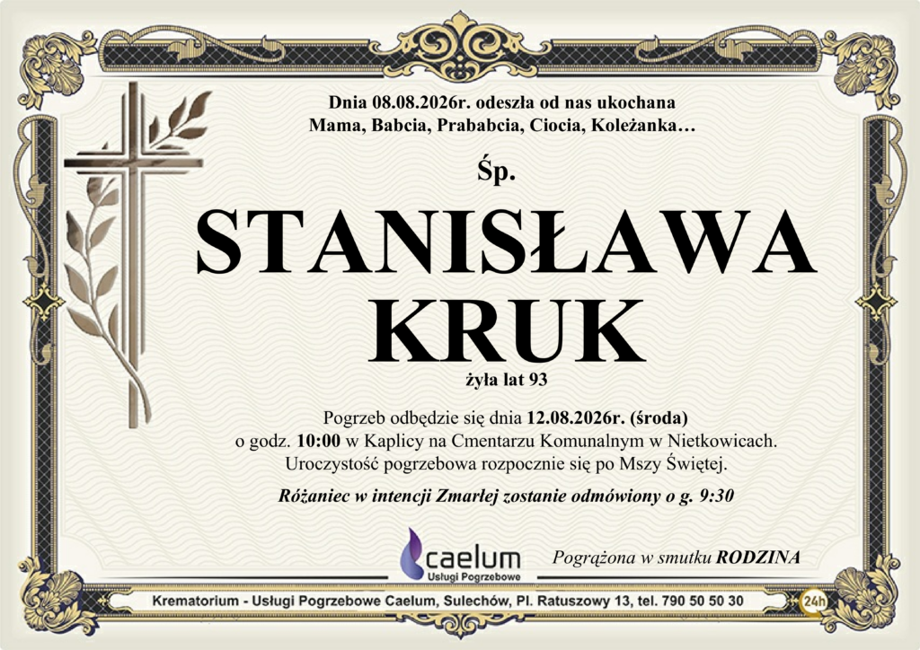 Klepysdra Stanisława Kruk