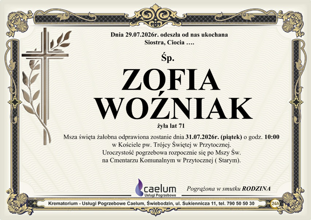 Klepysdra Zofia Woźniak