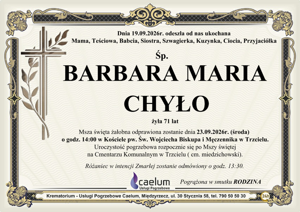 Klepysdra Barbara Maria Chyło