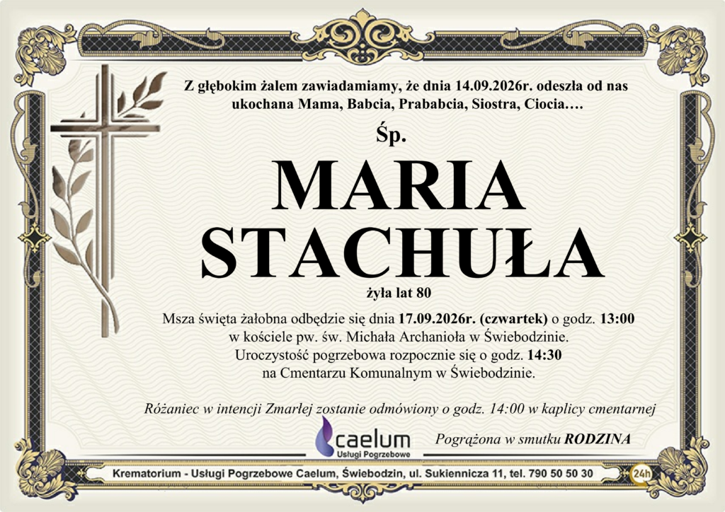 Klepysdra Maria Stachuła