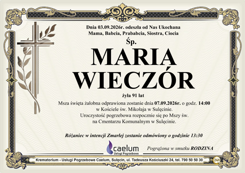 Klepysdra Maria Wieczór