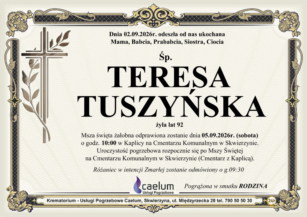Klepysdra Teresa Tuszyńska
