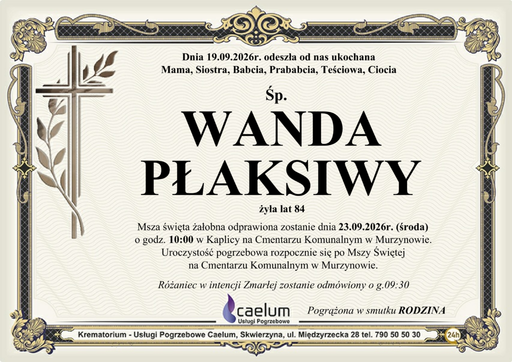 Klepysdra Wanda Płaksiwy