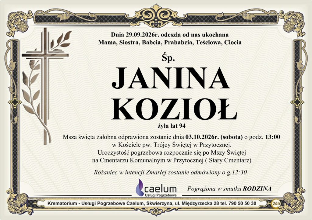 Klepysdra Janina Kozioł