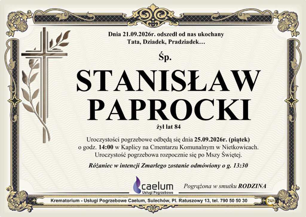 Klepysdra Stanisław Paprocki