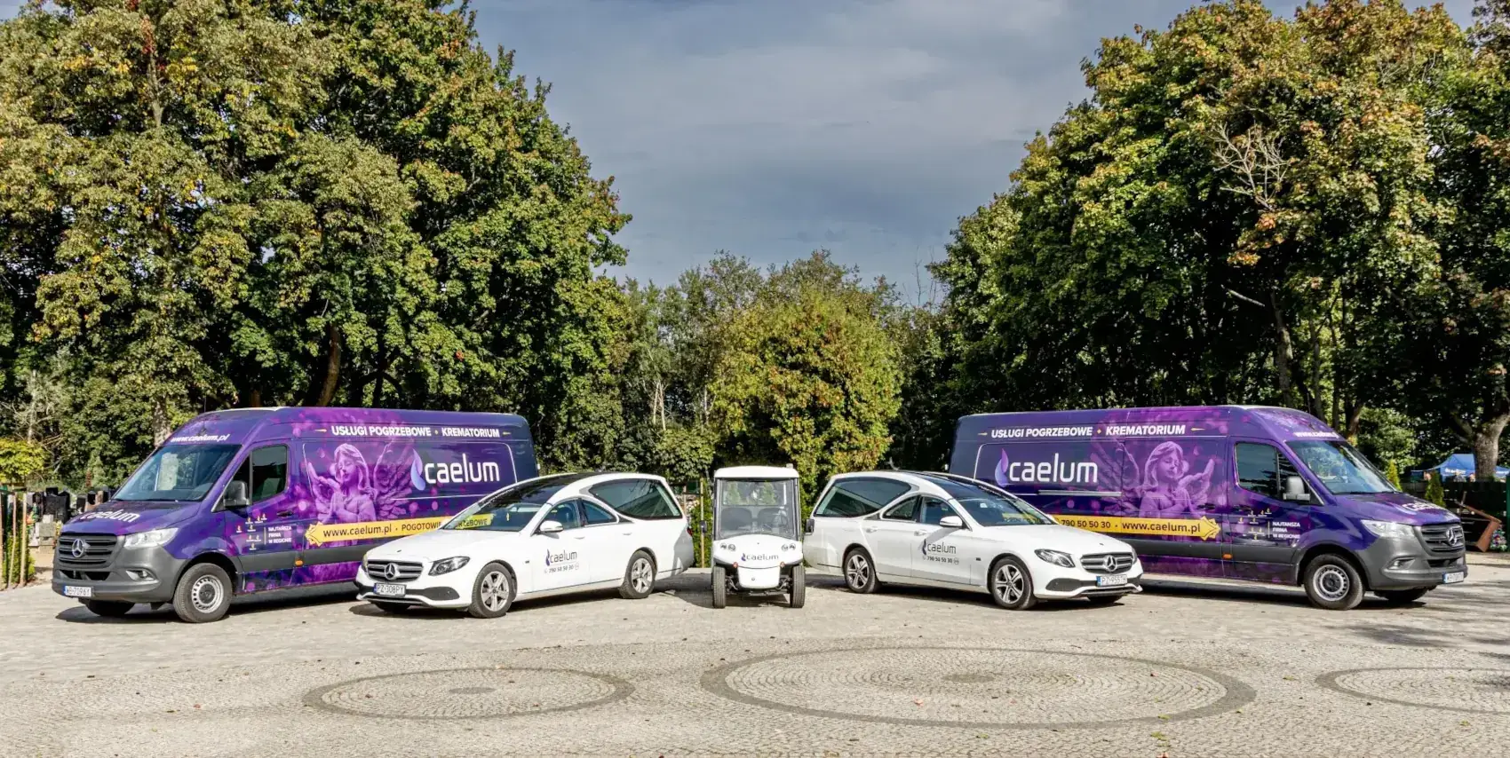 Karawany zakładu pogrzebowego Caelum